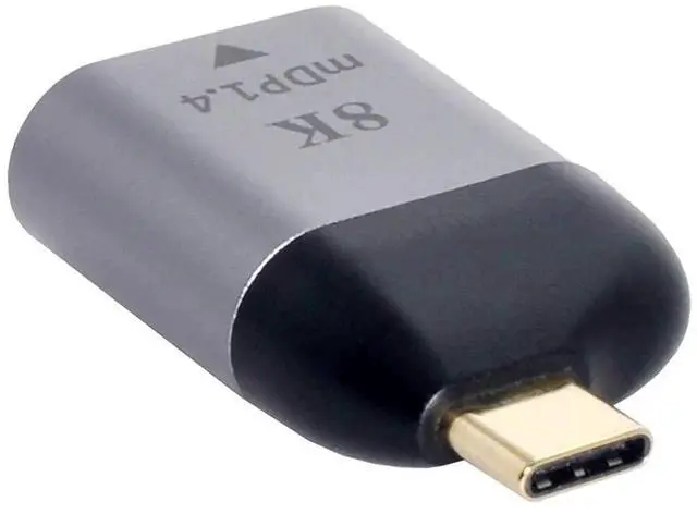 Alt view image 5 of 5 - USB-C to Mini DisplayPort Cable Adapter, Supports 4K@60Hz, USB Type-C Male to Mini DP Male Cord for Laptop Tablet Phone Mini DP Monitor Projector