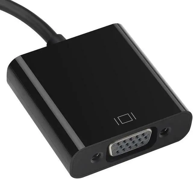 Alt view image 2 of 7 - Active DP Male to VGA Female Adapter, Supports 1080P/1920×1200 Resolution, Digital to Analog Converter for PC Laptop MacBook Projector Old VGA Monitor