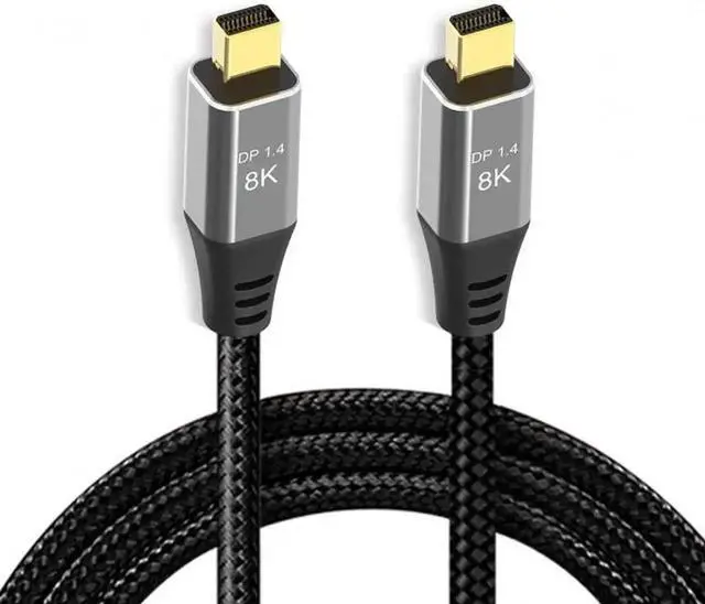 Main image of 2M Mini DisplayPort 1.4 Cable, Mini DP to Mini DP Cord Supports 8K@60Hz(7680×4320), 4K@144Hz HDR G-Sync FreeSync for Laptop PC 8K TV Graphics Monitor