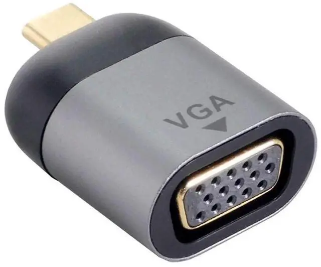 Alt view image 5 of 7 - USB C to VGA Adapter Cable, Type-C Male to VGA Female Converter Support 1080P@60Hz, Portable Video Adapter for Laptop, Tablet, Smartphone, Monitor Projector