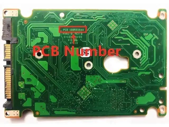 Alt view image 2 of 3 - Notebook HDD Logic Board 100583844 REV B, Compatible with ST9250610NS 250GB 2.5-inch SATA Hard Drive