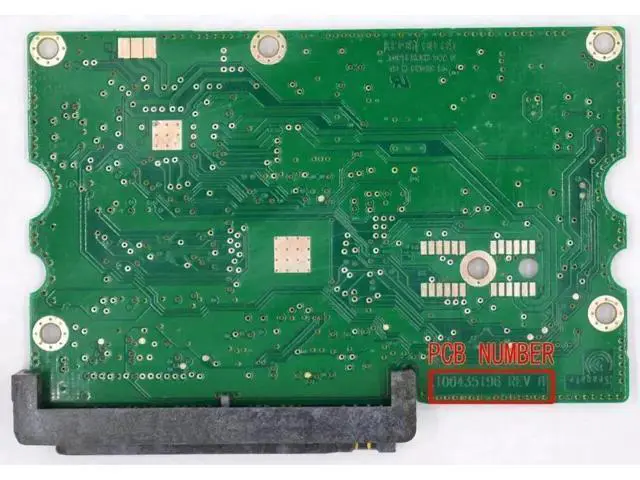 Alt view image 2 of 3 - For Seagate Barracuda 7200.10 HDD Logic Board PCB 100435196 REV A, Compatible Sticker Codes 100430797 / 100436226 / 100430803 / 100436228 / 100436229, Fits ST3500630AS ST3250620AS SATA 3.5 Hard Drives
