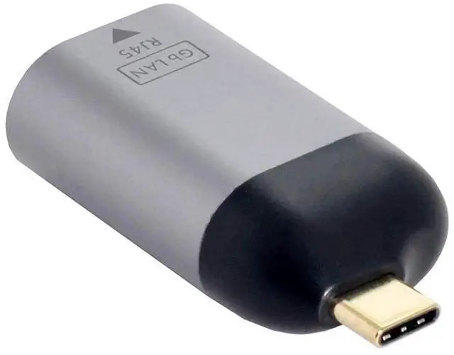 Alt view image 4 of 7 - USB C to Gigabit Ethernet Adapter, USB Type-C Gigabit RJ45 LAN Network Converter, Wired Network Dongle for USB-C Laptops