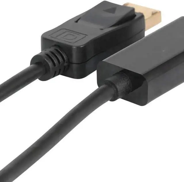 Alt view image 4 of 7 - 2 Pack 10FT DP to HDMI Cable, DisplayPort Male to HDMI Male Cord Supports Audio & Video Transmission for Monitor HDTV Laptop PC Graphics Card