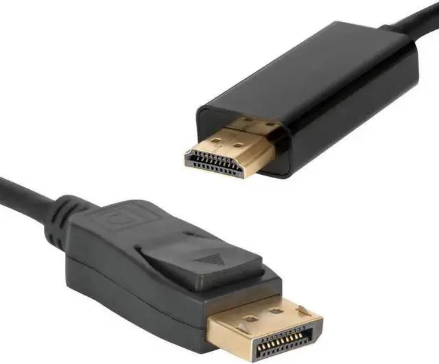 Alt view image 5 of 7 - 2 Pack 10FT DP to HDMI Cable, DisplayPort Male to HDMI Male Cord Supports Audio & Video Transmission for Monitor HDTV Laptop PC Graphics Card