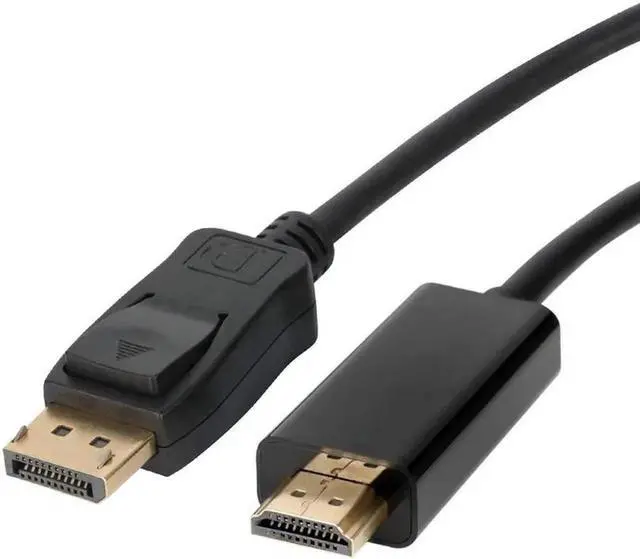 Alt view image 6 of 7 - 2 Pack 10FT DP to HDMI Cable, DisplayPort Male to HDMI Male Cord Supports Audio & Video Transmission for Monitor HDTV Laptop PC Graphics Card