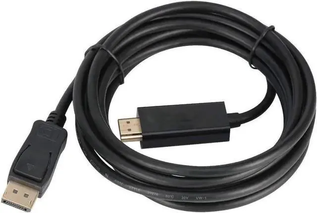 Alt view image 7 of 7 - 2 Pack 10FT DP to HDMI Cable, DisplayPort Male to HDMI Male Cord Supports Audio & Video Transmission for Monitor HDTV Laptop PC Graphics Card