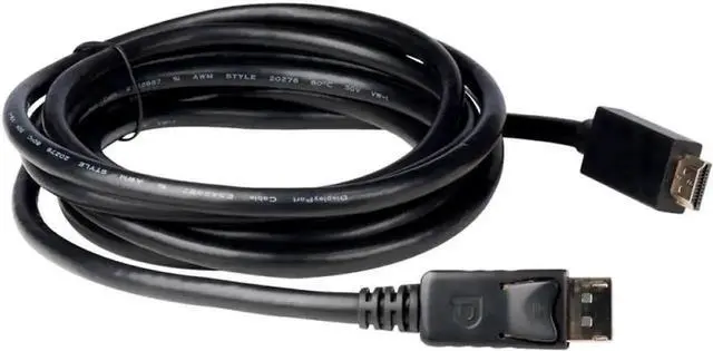 Alt view image 3 of 4 - 15FT DP 1.2 Male to HDMI Male Cable, 28AWG High Gauge Wire Gold Plated Connectors Supports 4K@30Hz Simultaneous Audio & Video for PC Laptop Monitor HDTV Projector