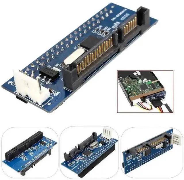 Alt view image 5 of 6 - IDE to SATA Converter Card, 40Pin Parallel IDE to Serial SATA Adapter for 3.5" IDE HDD, CD & DVD Writer Drives