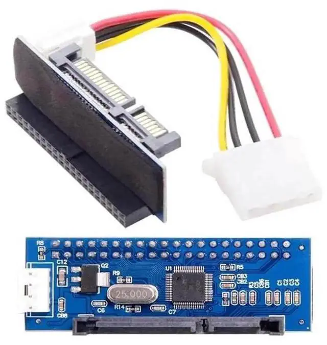 Main image of IDE to SATA Converter Card, 40Pin Parallel IDE to Serial SATA Adapter for 3.5" IDE HDD, CD & DVD Writer Drives
