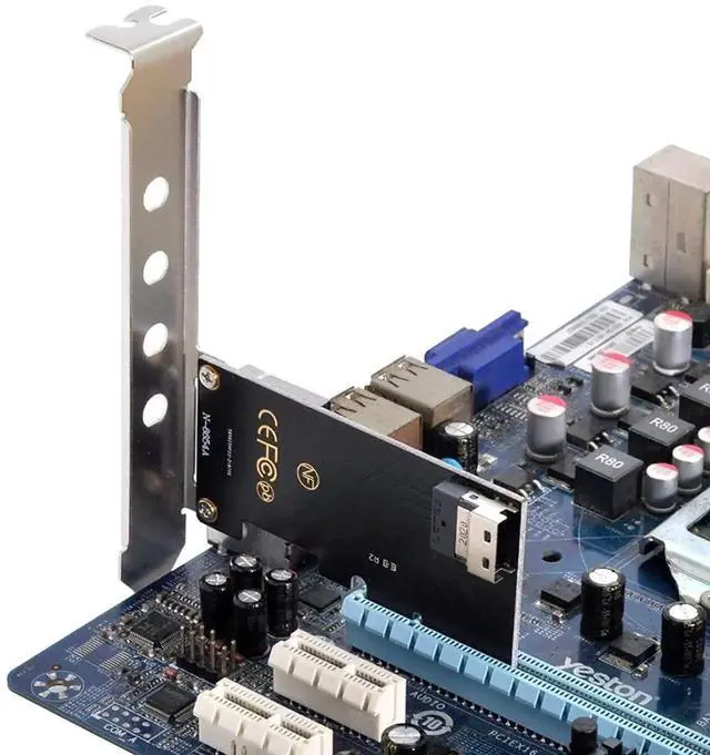 Alt view image 5 of 7 - PCIe 3.0 x4 to SFF-8654 Slimline SAS Adapter Kit, SFF-8654 to SFF-8639 U.2 NVMe PCIe SSD Expansion Card for Desktop & Server Motherboards, Supports Intel 750 P3600 P3700 U.2 Drives