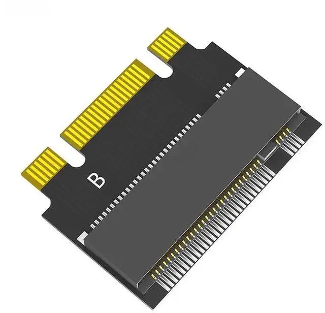 Alt view image 2 of 3 - M.2 2230 to 2242 Extension Adapter Converter, M.2 NVMe M-Key & SATA B+M Key SSD Expansion Card, Compatible with ThinkPad X270 X280 T470 T480 L480 T580 Laptops