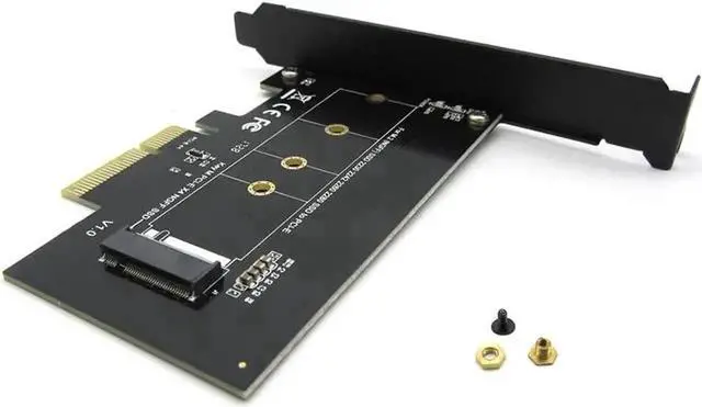Alt view image 5 of 5 - M.2 NVMe M-Key PCIe X4 Expansion Add-On Card with Full-Profile Bracket, PCI-E Adapter Supports 2230/2242/2260/2280 NGFF SSDs for Desktop Storage Upgrade