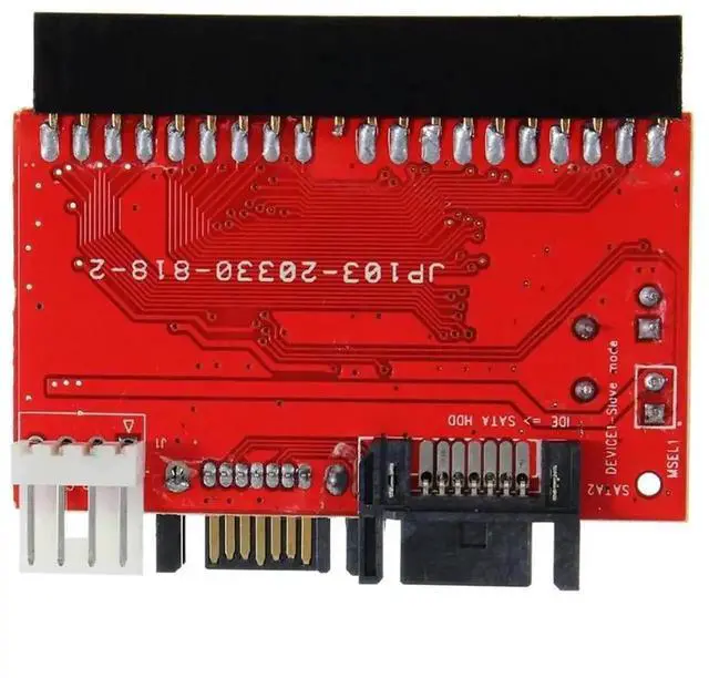 Alt view image 2 of 6 - 2-in-1 Bidirectional IDE to SATA & SATA to IDE Adapter Converter, 3.5" 40Pin PATA Interface for HDD, DVD, CD Drives, Comes with SATA Data Cable for Legacy PC Storage Upgrade
