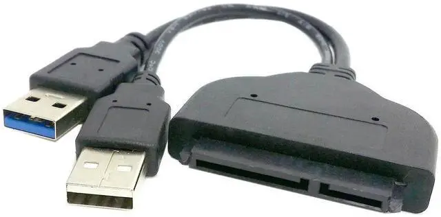 Alt view image 3 of 7 - 2-in-1 mSATA & NGFF B/M Key SATA SSD to 2.5 SATA 3.0 PCB Converter Adapter, Comes with USB 3.0 Data Cable for External Portable Storage