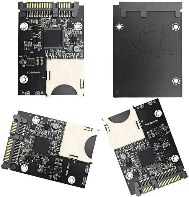 Main image of SD Memory Card to 2.5 Inch SATA SSD Adapter with Protective Enclosure Case, SD to SATA Converter Card for Standard 2.5" SATA Bay Storage Expansion