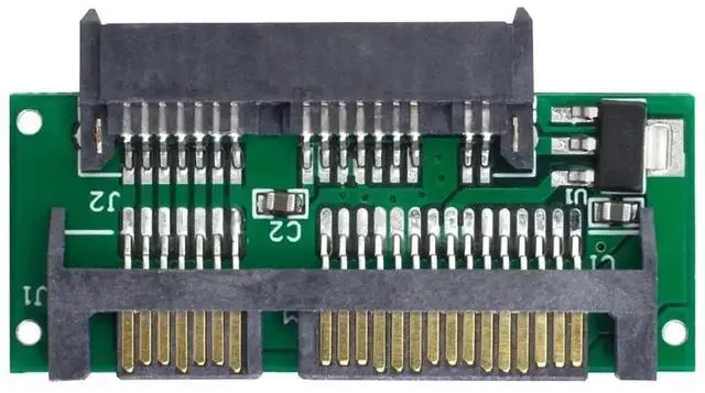 Alt view image 3 of 7 - 1.8 Inch Micro SATA to Standard 2.5" SATA PCB Converter Adapter, Micro SATA SSD HDD Expansion Board for Notebook Internal Storage Upgrade