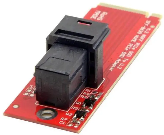 Alt view image 6 of 7 - SFF-8643 to U.2 SFF-8639 NGFF PCBA Adapter Kit, M.2 NVMe PCIe SSD Mini SAS HD Converter Board for Server Workstation Storage Expansion