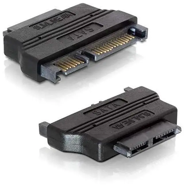 Alt view image 5 of 6 - Standard SATA 22Pin Male to Slimline SATA 13Pin Female Adapter Converter, Slim SATA Power & Data Connector for Notebook Optical Drives