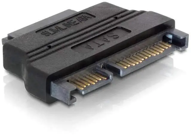 Alt view image 6 of 6 - Standard SATA 22Pin Male to Slimline SATA 13Pin Female Adapter Converter, Slim SATA Power & Data Connector for Notebook Optical Drives
