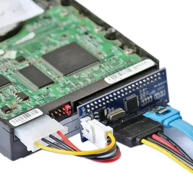 Alt view image 3 of 7 - 3.5 Inch IDE/PATA 40Pin HDD to SATA Adapter Converter, Convert Desktop IDE Hard Drive to Standard SATA Interface for Motherboard