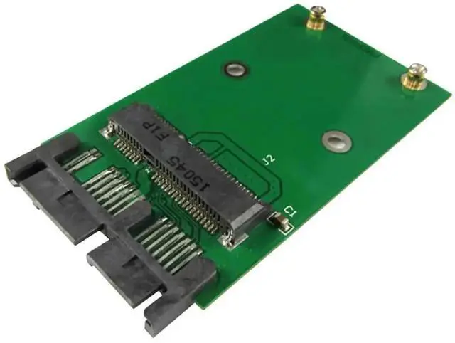 Main image of mSATA Mini PCI-E SSD to 1.8 Inch Micro SATA Adapter Converter Card, mSATA to Micro SATA Riser Board for Storage Hardware Upgrade