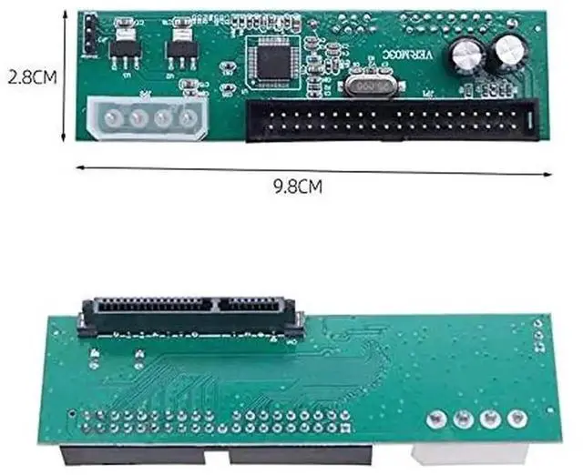 Alt view image 4 of 6 - SATA to IDE PATA 40Pin Converter PCBA Adapter, SATA HDD SSD to Legacy 40Pin IDE Motherboard Convert Board for Desktop 2.5/3.5 Inch Hard Drives