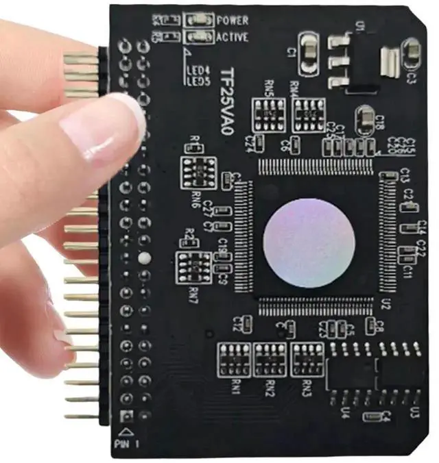 Alt view image 3 of 3 - TF Card to 2.5 Inch 44Pin Male IDE PATA Adapter Card, Driver-Free TF to IDE Converter Compatible with DOS, Linux, Vintage Industrial Notebook Equipment