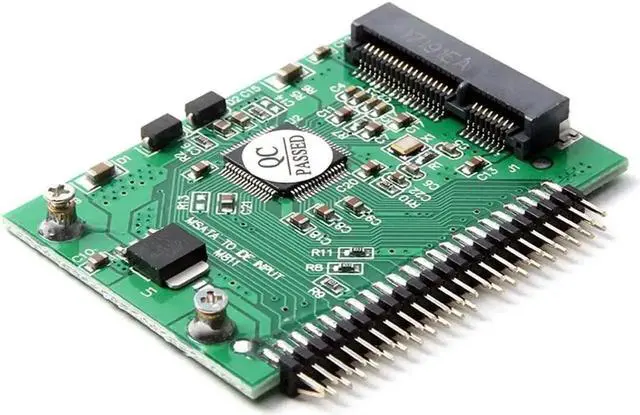 Alt view image 5 of 6 - Mini PCI-e mSATA 1.8 SSD to 2.5" IDE 44Pin Adapter Card, 3.3V mSATA SSD to IDE Hard Drive Converter Card for Laptop & Desktop PC Storage Upgrade