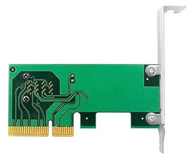 Alt view image 6 of 6 - SFF-8643 Mini-SAS HD to PCIe x4 Adapter Card with Standard Bracket, PCI-E 4X Host Converter for Motherboard U.2 SFF-8639 NVMe SSD Storage Expansion