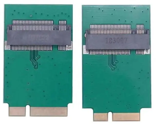 Main image of M.2 NGFF SATA SSD Adapter Card, 6+12Pin for 2010-2011 MacBook Air A1369 A1370 & 7+17Pin for 2012 MacBook Air A1465 A1466, Convert Apple Proprietary SSD Slot to Standard M.2 B/B+M Key for PC Storage Up