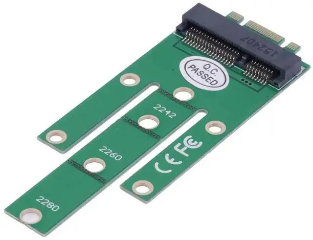 Alt view image 5 of 7 - CY Mini PCIe mSATA SSD to M.2 NGFF PCIe Converter Adapter Card, Mini PCI-e mSATA to Standard M.2 Slot PCBA Board for Desktop & Laptop Storage Upgrade
