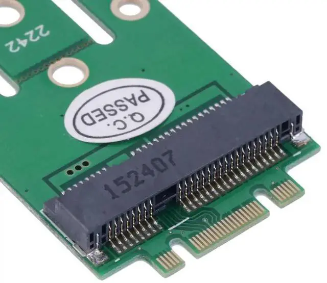 Alt view image 4 of 7 - CY Mini PCIe mSATA SSD to M.2 NGFF PCIe Converter Adapter Card, Mini PCI-e mSATA to Standard M.2 Slot PCBA Board for Desktop & Laptop Storage Upgrade
