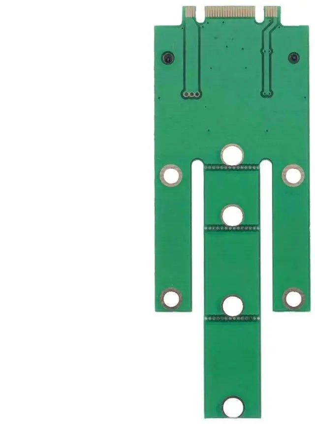 Alt view image 7 of 7 - CY Mini PCIe mSATA SSD to M.2 NGFF PCIe Converter Adapter Card, Mini PCI-e mSATA to Standard M.2 Slot PCBA Board for Desktop & Laptop Storage Upgrade