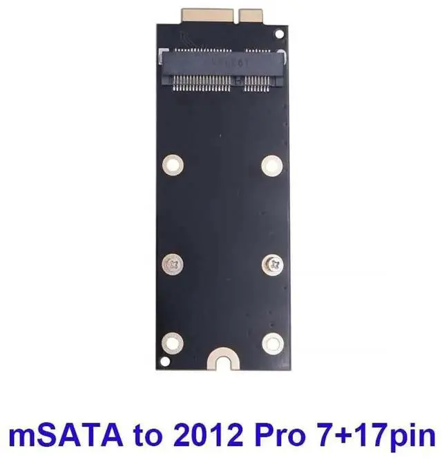 Alt view image 2 of 6 - 7+17Pin M.2 NGFF mSATA SSD Converter Adapter Card, Storage Upgrade Board for 2012 & Early 2013 MacBook Pro Retina A1425 A1398 MC975 MC976 MD212 MD213 ME662 ME664 ME665