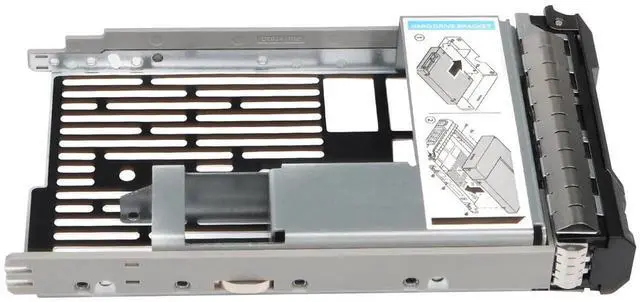 Alt view image 5 of 5 - 3.5" LFF Hot Swap Hard Drive Tray Caddy P/N 0KG1CH KG1CH with 2.5" SFF Adapter 9W8C4, SAS SATA HDD SSD Carrier Bracket for Dell PowerEdge R530 R630 R730 R930 T430 T630 R730XD & PowerVault MD1400 MD340