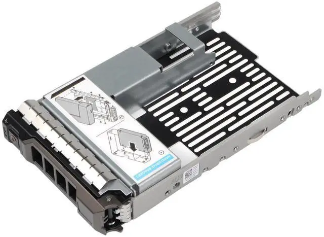 Alt view image 3 of 5 - 3.5" LFF Hot Swap Hard Drive Tray Caddy P/N 0KG1CH KG1CH with 2.5" SFF Adapter 9W8C4, SAS SATA HDD SSD Carrier Bracket for Dell PowerEdge R530 R630 R730 R930 T430 T630 R730XD & PowerVault MD1400 MD340