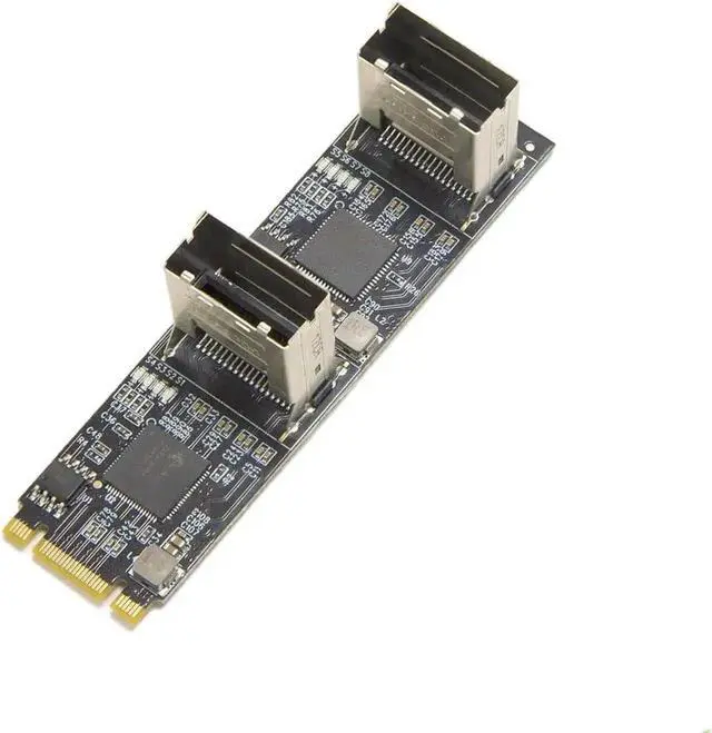 Main image of 8 Port SATA III 6Gbps to M.2 B+M Key PCIe 3.0 x2 Adapter Card, Non-RAID SATA Expansion Board for M.2 B/M Slot Storage Extension