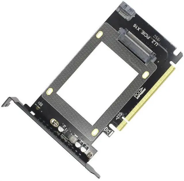 Main image of PCIe 3.0 x16 U.2 SFF-8639 Adapter Card, NVMe & SATA U.2 SSD PCIe Expansion Card for 2.5 Inch Intel U.2 SSD Samsung PM953 Enterprise Storage Upgrade
