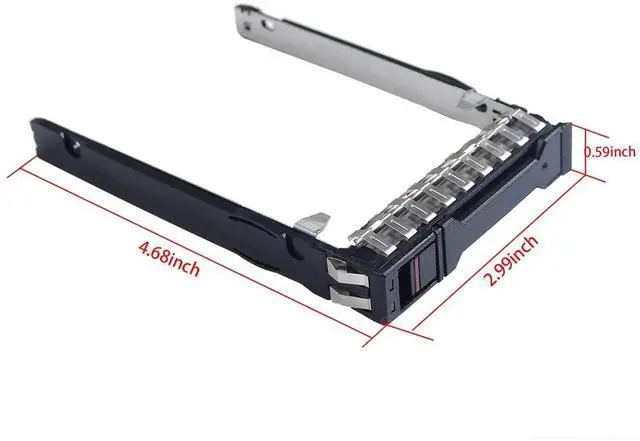 Alt view image 6 of 6 - 2.5 Inch SSD HDD Hot Swap Mounting Caddy P/N P22892 P22892-001, Server Hard Drive Holder Compatible with HP Proliant DL325 DL385 Gen10 Plus v2, Comes with 4pcs Mount Screws