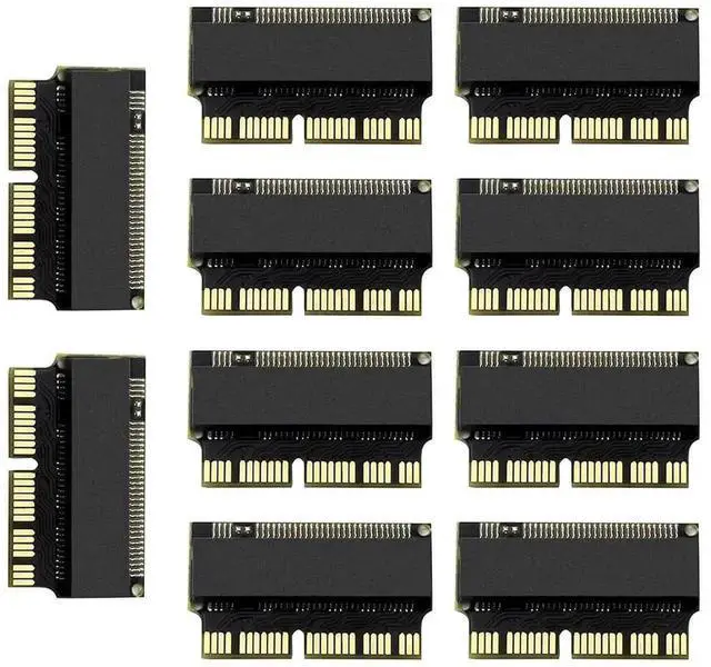 Main image of 10PCS M.2 NVMe PCIe x4 SSD Converter Adapter, NGFF M-Key NVMe to Mac Proprietary SSD Card for MacBook Air A1465 A1466 & MacBook Pro Retina A1502 A1398 Mid 2013 2014 2015