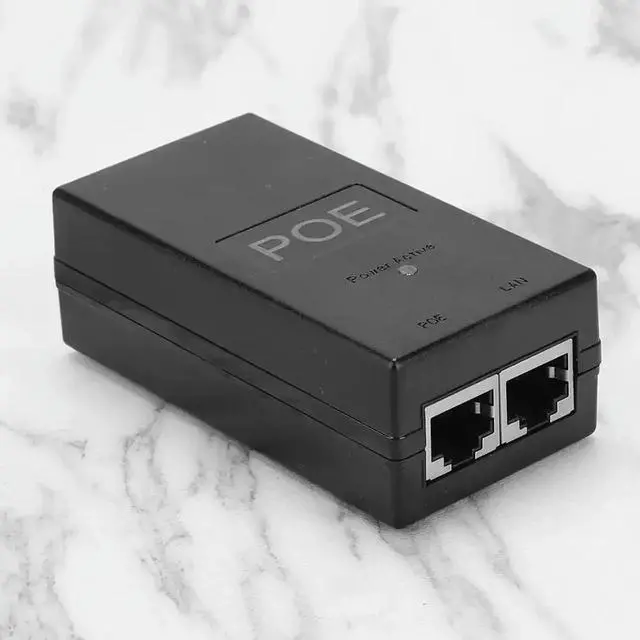 Main image of 24V 0.5A 24W POE Power Supply Desktop POE Injector Ethernet DC Adapter for CCTV Security Surveillance Cameras