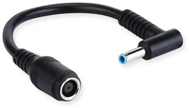 Main image of 7.4x5.0mm Female to 4.5x3.0mm Male DC Power Tip Adapter, Laptop Charger Connector Compatible with HP Stream, Spectre, Pavilion, Elitebook, Split & Chromebook