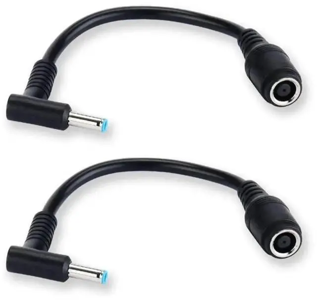 Alt view image 3 of 3 - 7.4x5.0mm Female to 4.5x3.0mm Male DC Power Tip Adapter, Laptop Charger Connector Compatible with HP Stream, Spectre, Pavilion, Elitebook, Split & Chromebook