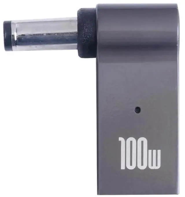 Alt view image 2 of 5 - 100W USB-C Female to DC 5.5x2.1mm Male Power Charging Adapter, Type-C to DC Barrel Converter Plug for Computers & Electronics