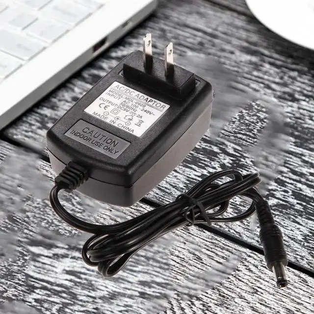 Alt view image 2 of 4 - 9V 2A Wall Power Supply Adapter, AC 100-240V US Plug Replacement Charger with 5.5x2.5mm DC Barrel Tip