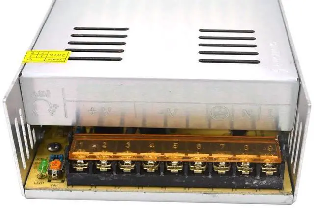 Alt view image 5 of 5 - 360W 12V 30A Regulated Switching Power Supply Transformer, AC 100-240V Constant Voltage Driver for LED Strips, CCTV Cameras, Radio, Mini PC & Electronic DIY Projects