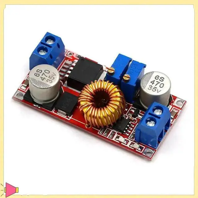 Alt view image 4 of 4 - 5Pcs XL4015 5A DC-DC CC CV Lithium Charging Board, 5-32V Input to 0.8-30V Adjustable Step Down LED Power Converter Lithium Battery Charger Module