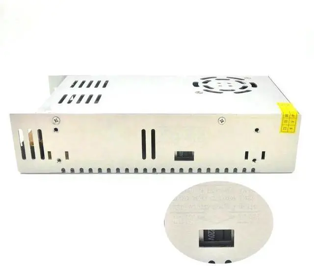 Alt view image 4 of 7 - 360W Regulated Switching Power Supply, AC 110V/220V to DC 24V 15A Universal Transformer Driver Adapter for LED Strip Lights, CCTV Cameras, Radio, PC and DIY Electronic Projects