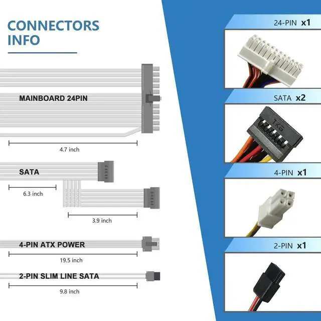Alt view image 7 of 7 - 240W SFF Power Supply Replacement H240AS-01 H240AS-00 L240AS-00 2TXYM 3WN11 CCCVC 3RK5T AC240AS-00 D240ES-00 Compatible with Dell Optiplex 390 790 960 990 3010 7010 9010 Small Form Factor Desktop
